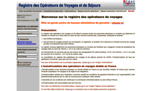 Registre-operateurs-de-voyages.atout-france.fr thumbnail