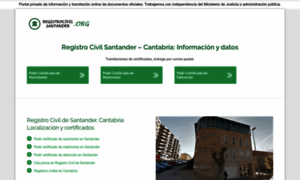 Registrocivilsantander.org thumbnail