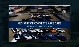 Registryofcorvetteracecars.com thumbnail