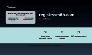 Registrysmith.com thumbnail