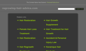 Regrowing-hair-advice.com thumbnail