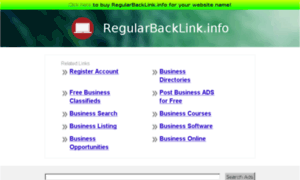 Regularbacklink.info thumbnail