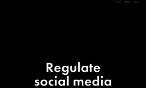 Regulatesocialmedia.org thumbnail