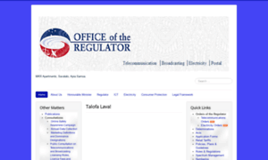 Regulator.gov.ws thumbnail