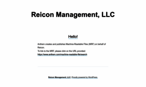 Reicon.org thumbnail