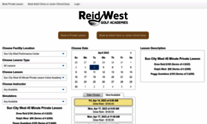 Reidwestgolfacademies.uschedule.com thumbnail