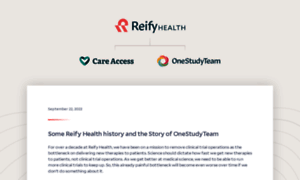 Reifyhealth.com thumbnail