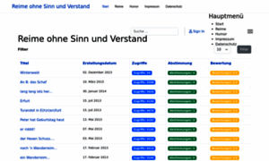Reimeohnesinnundverstand.de thumbnail