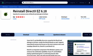 Reinstall-directx-ez.software.informer.com thumbnail