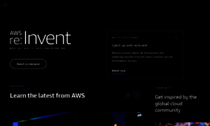 Reinvent.awsevents.com thumbnail