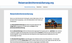 Reiseruecktrittsversicherung.org thumbnail