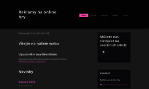 Reklamynaonlinehry.webnode.cz thumbnail