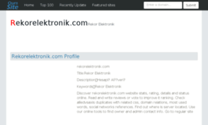 Rekorelektronik.com.ourssite.com thumbnail