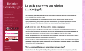 Relation-extraconjugale.fr thumbnail