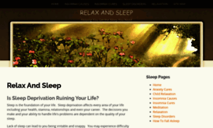 Relax-and-sleep.com thumbnail