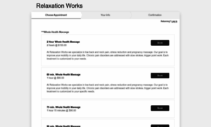 Relaxationworks.acuityscheduling.com thumbnail