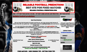Reliable-football-predictions.com thumbnail