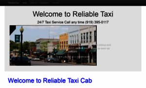 Reliable-taxicab.com thumbnail
