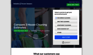 Reliablehousecleaners.com thumbnail