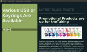 Reliablepromotionalusbsticks.blog.com thumbnail