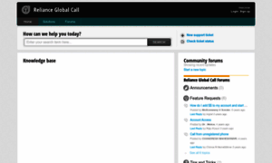 Relianceglobalcall.freshdesk.com thumbnail