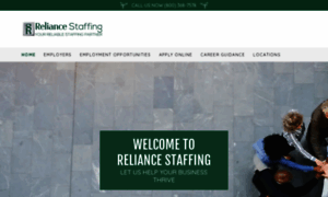 Reliancestaffinginc.com thumbnail