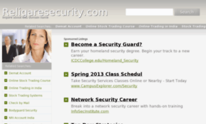 Religaresecurity.com thumbnail