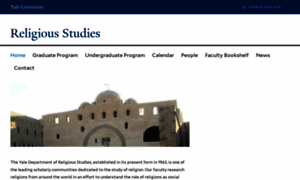 Religiousstudies.yale.edu thumbnail