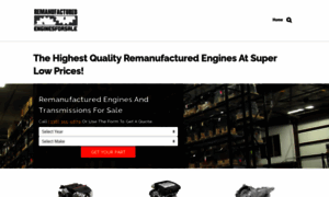 Remanufacturedenginesforsale.com thumbnail