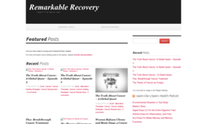 Remarkable-recovery.com thumbnail
