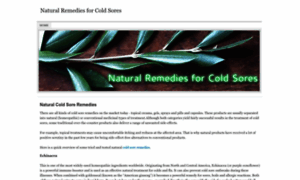 Remediesforcoldsores.weebly.com thumbnail