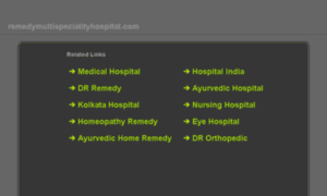 Remedymultispecialityhospital.com thumbnail