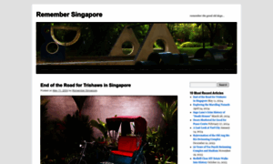 Remembersingapore.org thumbnail