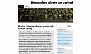 Rememberwhereweparked.com thumbnail