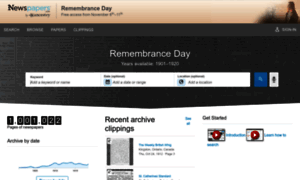 Remembranceday.newspapers.com thumbnail