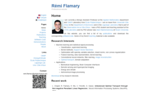 Remi.flamary.com thumbnail