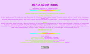 Remixeverything.neocities.org thumbnail