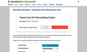 Remodelingcalculator.org thumbnail