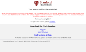 Remote.stanfordhospital.org thumbnail