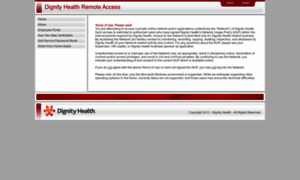 dignity health remote access