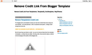 Removecreditlink.blogspot.com thumbnail