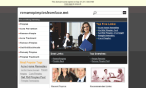 Removepimplesfromface.net thumbnail