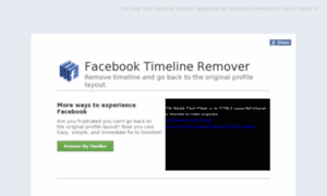 Removeyourtimeline.com thumbnail