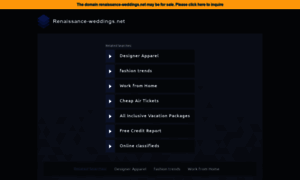 Renaissance-weddings.net thumbnail