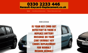 Renault-key-card-not-detected.co.uk thumbnail
