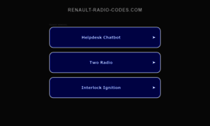 Renault-radio-codes.com thumbnail