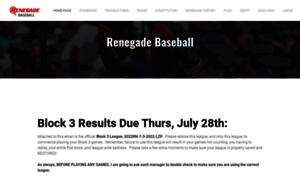 Renegadebaseball.weebly.com thumbnail