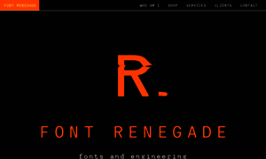 Renegadefonts.com thumbnail