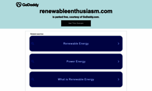 Renewableenthusiasm.com thumbnail