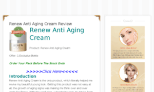 Renewantiagingcreaminfo.com thumbnail